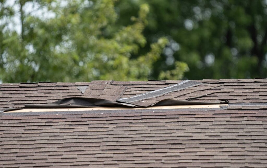 roof storm damage in Denver