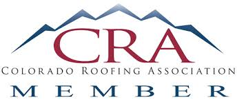 Colorado Roofing Association logo, indicating membership and professionalism in roofing services relevant to hail damage inspections and documentation by Sorensen Roofing & Restoration.