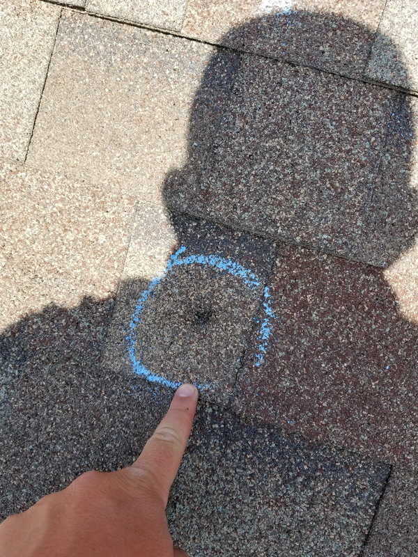 assessing hail damage on your roof